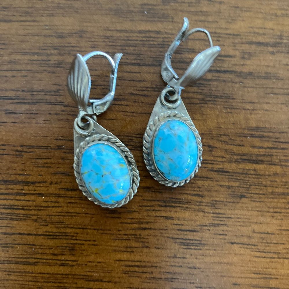 VINTAGE TURQUOISE EARRINGS